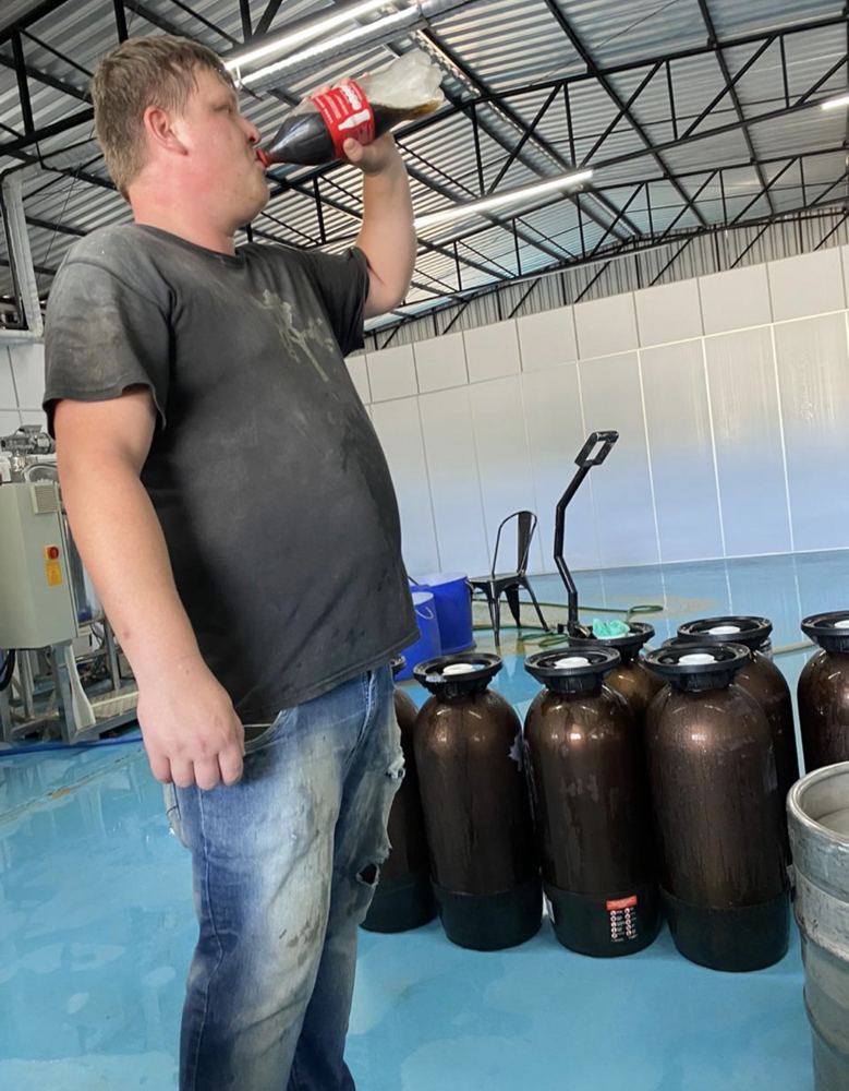 Dia de trabalho na fábrica